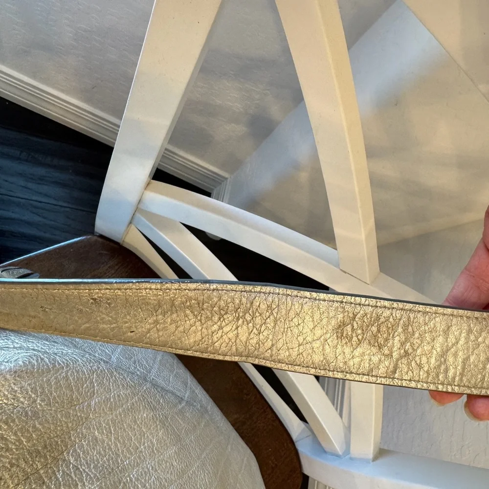 EUC Coach Legacy Duffle Bag in Metallic Leather - Picture 9 of 9